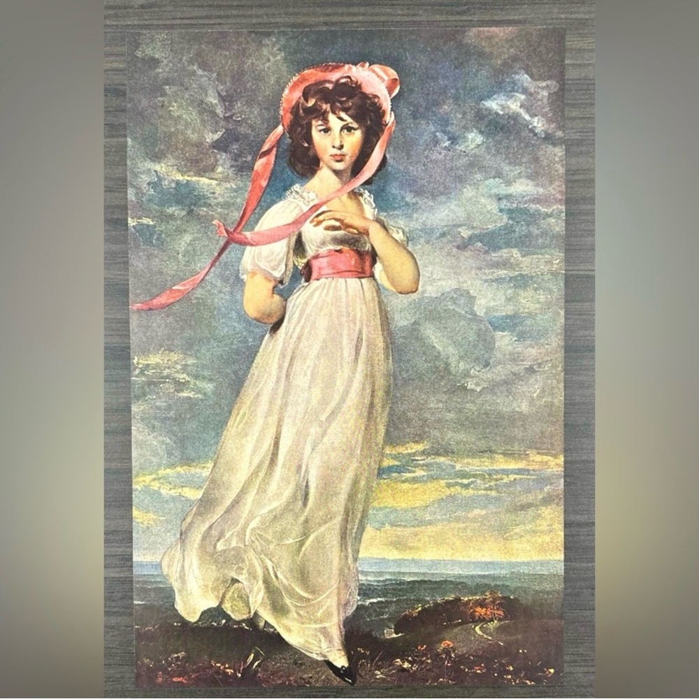 Sir Thomas Lawrence PRA FRS Pinkie Original Vintage Art Print 1930’s USA Printed